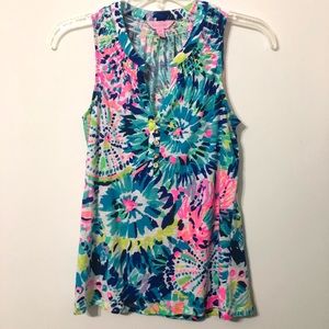 Lilly Pulitzer Essie Dive in multi Tank XXS